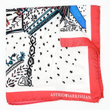 Manufacture Royale De Sèvres Coral Pocket Square