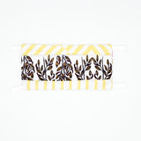 COMBO SEVRES YELLOW SCRUNCHIE FACE MASK