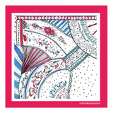 Manufacture Royale De Sèvres Coral Pocket Square