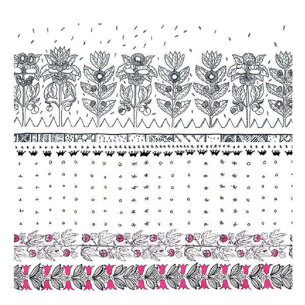 Manufacture Royale De Sèvres Pink Wool Scarf