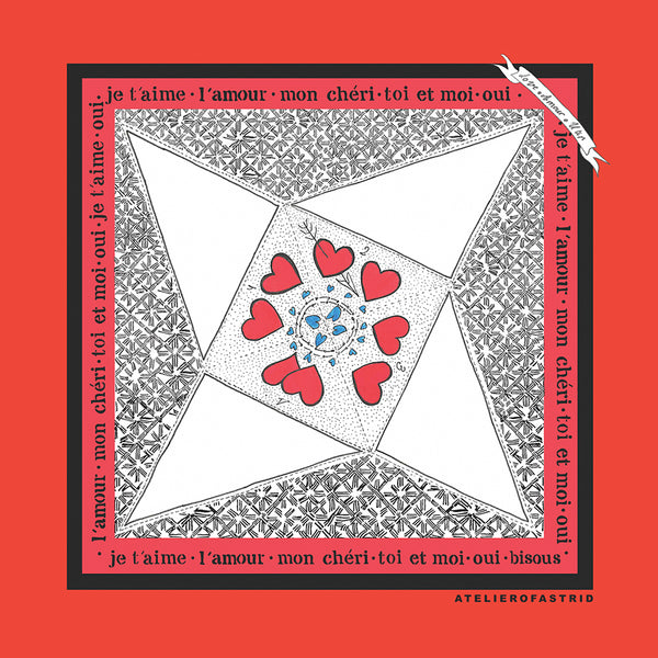 UNFOLDING LOVE  Scarf