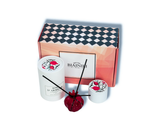 Pomegranate Candle & Reed Diffuser Gift Set