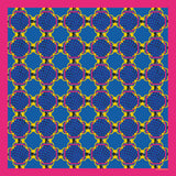 Forme Rose-Blue Silk Scarf