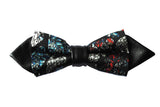 Triangle Leather Bow Tie