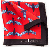 Mith Red Pocket Square