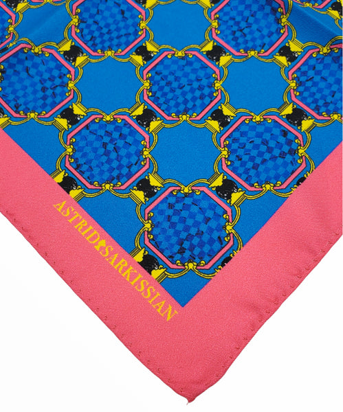 Forme Rose-Bleu Pocket Square