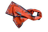 Vermin Red Long Silk Scarf